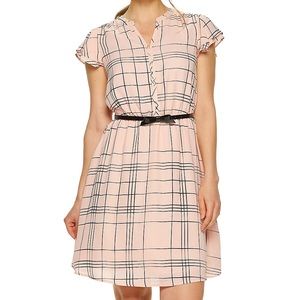 Women's ELLE Flutter-Sleeve Dress - XL